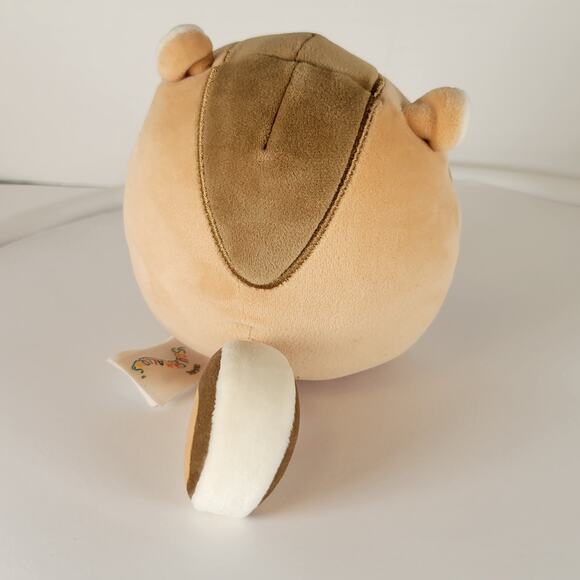 Squishmallows Chip Beaver Plush 5" Brown White Belly Kellytoy Jazwares Stuffie - Picture 9 of 12